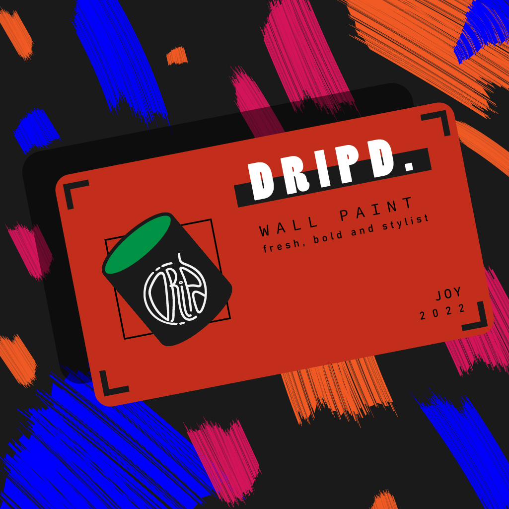 dripd logo business card